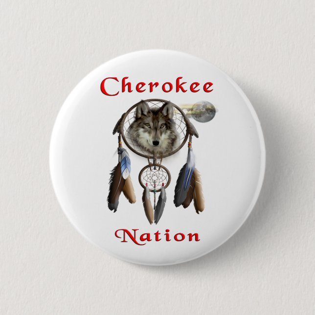Cherokee-Nation Button (Vorderseite)
