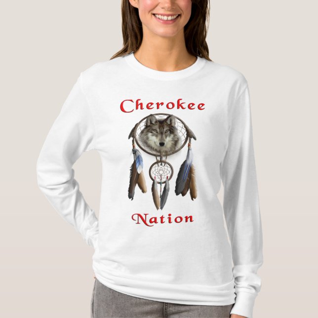 Cherokee-Nation-Kleidung T-Shirt (Vorderseite)