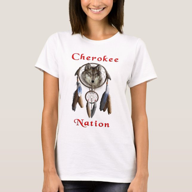 Cherokee Nation Kleidung T-Shirt (Vorderseite)