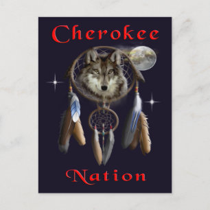 Cherokee-Nation Postkarte