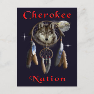 Cherokee-Nation Postkarte