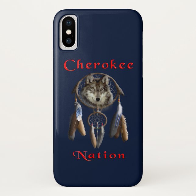 Cherokee Nation Telefongehäuse Case-Mate iPhone Hülle (Rückseite)