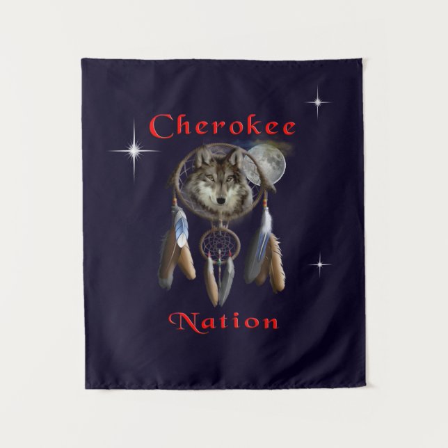 Cherokee-Nation Wandteppich (Vorderseite)