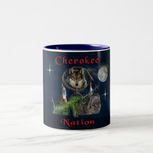 Cherokee-Nation Zweifarbige Tasse