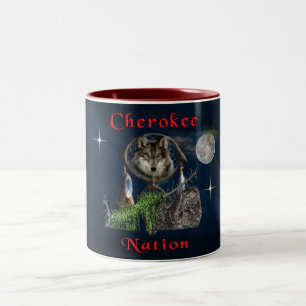Cherokee-Nation Zweifarbige Tasse