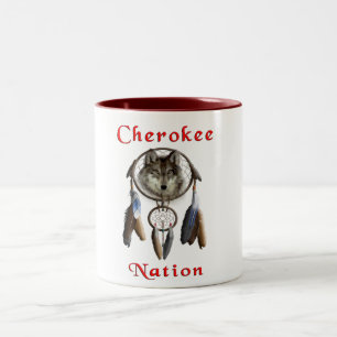Cherokee-Nation Zweifarbige Tasse