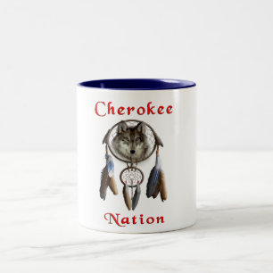 Cherokee-Nation Zweifarbige Tasse