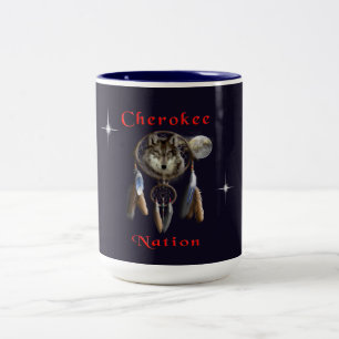 Cherokee-Nation Zweifarbige Tasse