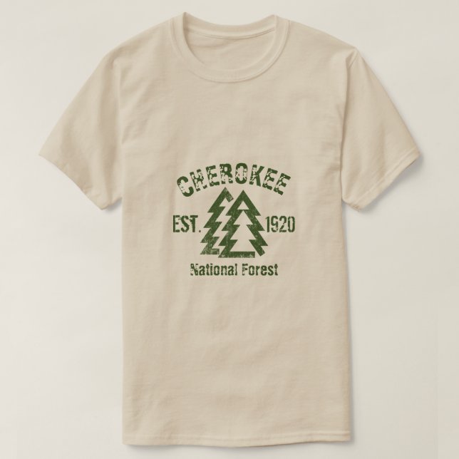 Cherokee National Forest T - Shirt (Design vorne)
