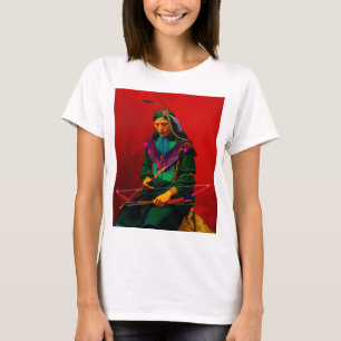 Cherokee Native American Pop Art T-Shirt