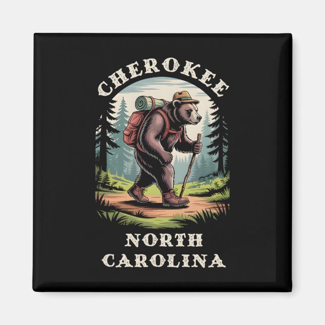 Cherokee North Carolina  Magnet (Vorne)