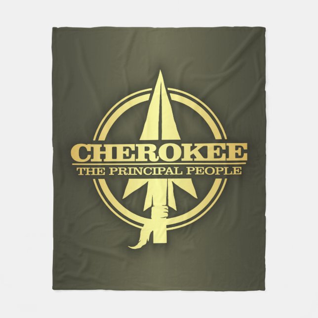 Cherokee (Pfeilspitzen 2) Fleecedecke (Vorderseite)