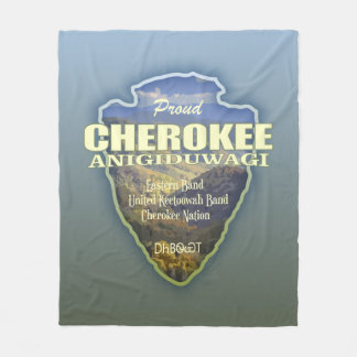 Cherokee (Pfeilspitzen) Fleecedecke