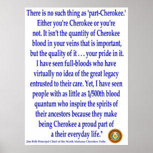 Cherokee Plakat