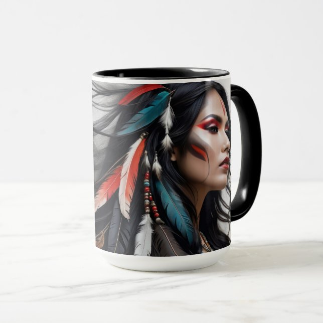 Cherokee Pride 4 Tasse (VorderseiteRechts)