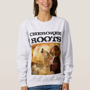 CHEROKEE ROOTS LADIES FRAUEN SWEATSHIRTS T - SHIRT