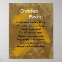 Cherokee Segen Goldene Feder