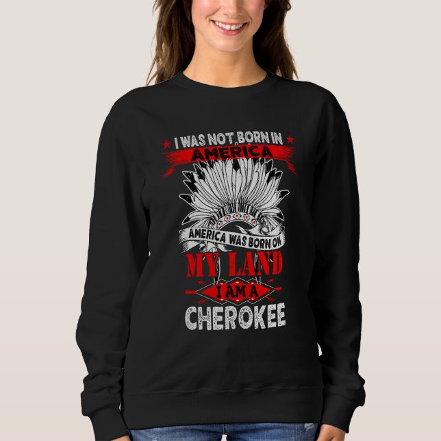 Cherokee-Stamm-Land Native American Sweatshirt (Vorderseite)