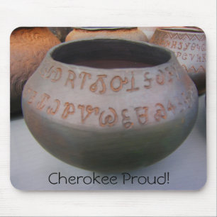 Cherokee Syllabary-Tonwaren Mousepad