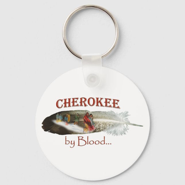 Cherokee von Blut Schlüsselanhänger (Vorderseite)
