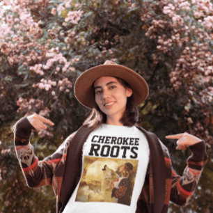 CHEROKEE-WURZELN-DAMEN-T-Shirt Tri-Blend Shirt