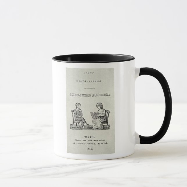 Cherokee Zündkapsel, 1845 (Stich) Tasse (Rechts)