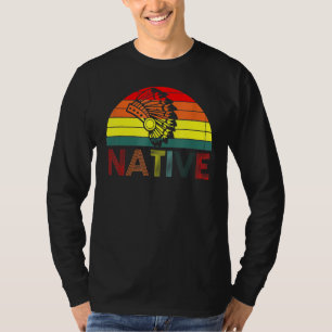Cherokes Indian Natives American Vintag Retro T-Shirt