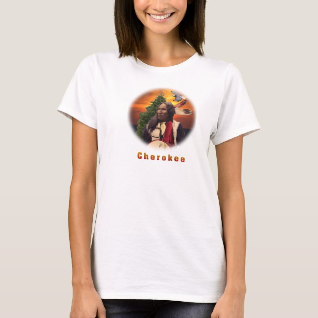 Cherokie - indische Erzeugnisse T-Shirt (Vorderseite)