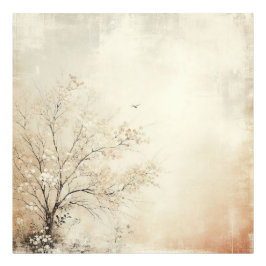 Cherrie Tree Old Photo Graphic Design Fotodruck