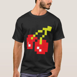 Cherries 80er Videospiel Halloween Kostüm Easy Gro T-Shirt