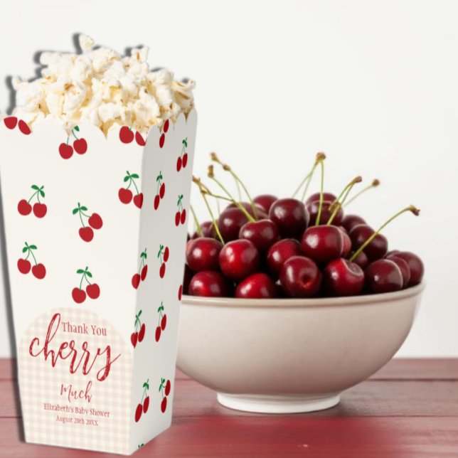 Cherries Baby Dusche Geschenkschachtel (Von Creator hochgeladen)