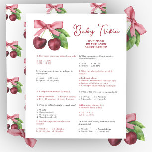 Cherries Baby Dusche Kinderspiel