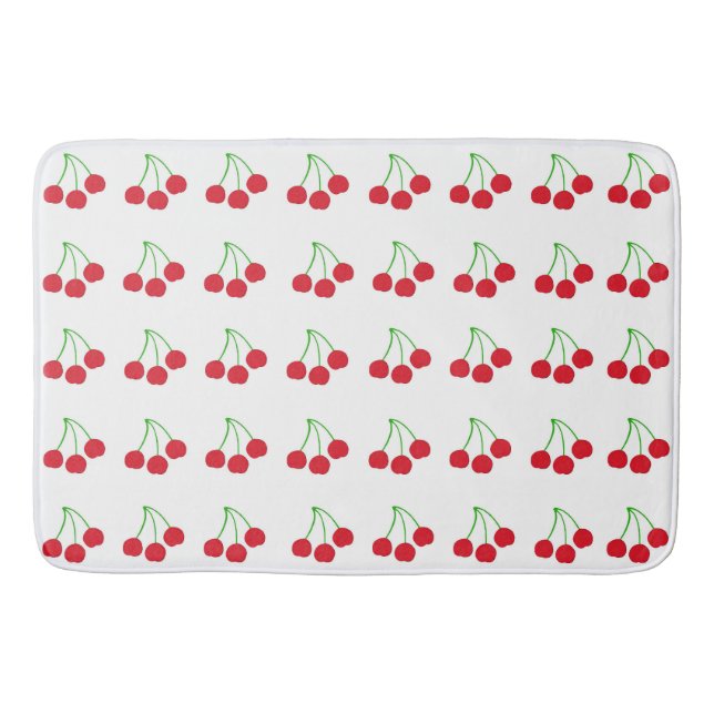 Cherries Bath Mat Badematte (Vorderseite)