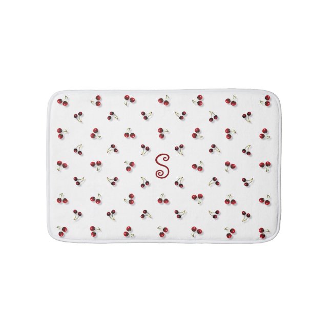 Cherries Bath Mat Badematte (Vorderseite)