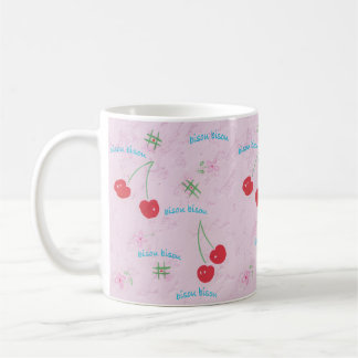 Cherries bisou bisou kaffeetasse