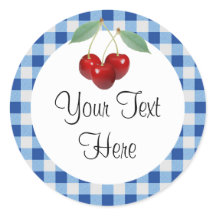 Cherries Custom Product Sticker