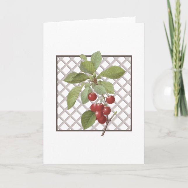 CHERRIES DANKESKARTE (Vorderseite)