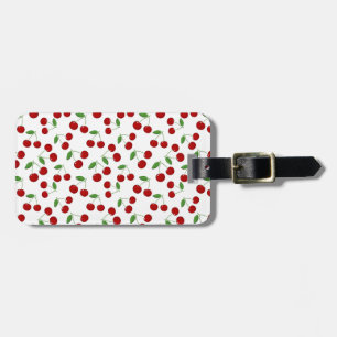 Cherries Design Luggage Tag Gepäckanhänger