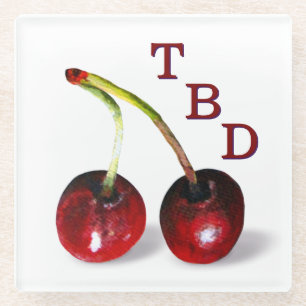 Cherries Glass Untersetzer