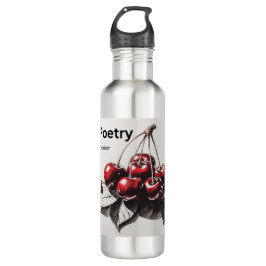 Cherries Gusto Poetry Edelstahlflasche