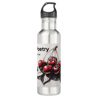 Cherries Gusto Poetry Edelstahlflasche