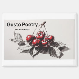 Cherries Gusto Poetry Magnet