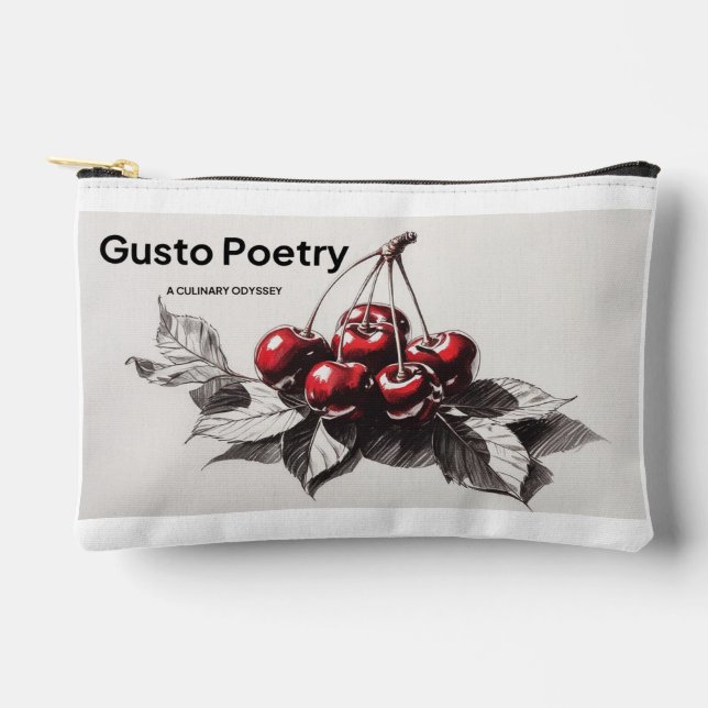 Cherries Gusto Poetry Zubehörtasche (Vorderseite)