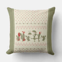 Cherries Jubilee Throw Pillow