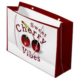 Cherries Large Gift Bag Große Geschenktüte