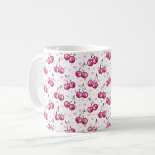 Cherries Muster Kaffeetasse
