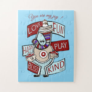 Cherries on Oben: Eine Feier der Kindheit 30 Stück Puzzle