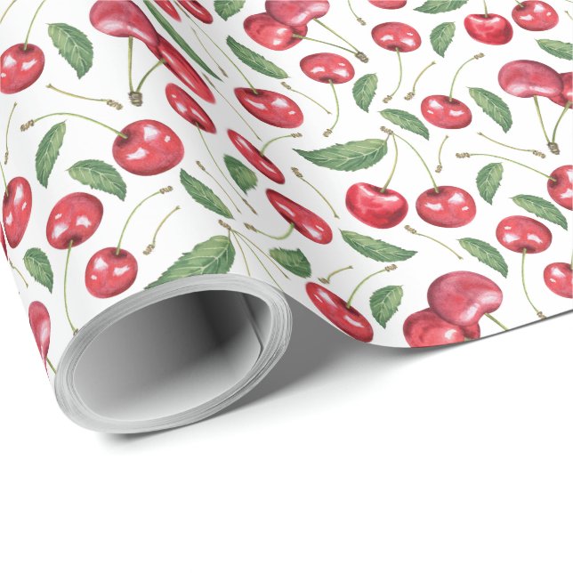 Cherries Packpapier (Rolleneckpunkt)