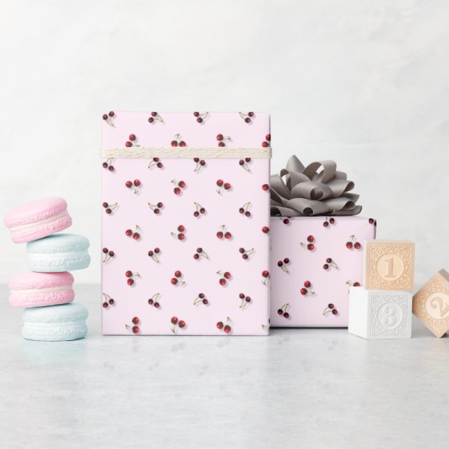Cherries Packpapier (Babyparty)
