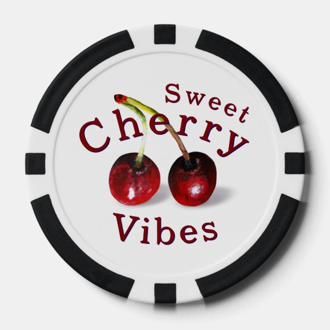 Cherries Poker Chips (Vorderseite)
